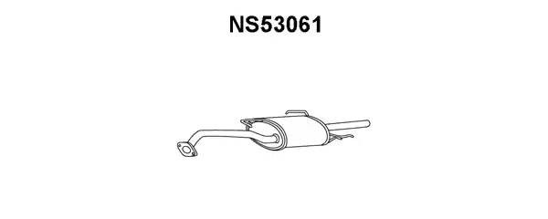 Глушитель выхлопных газов конечный NS53061 VENEPORTE
