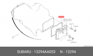 Прокладка крышки ГБЦ 13294AA053 SUBARU