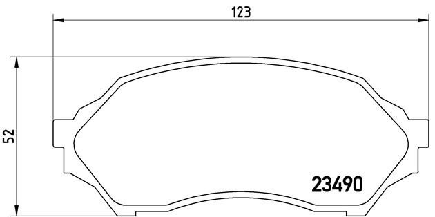 Комплект тормозных колодок, диско P49027 BREMBO