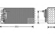 Испаритель, кондиционер 7400V039 VAN WEZEL