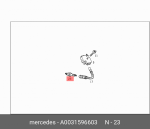 Свеча зажигания A0031596603 MERCEDES BENZ