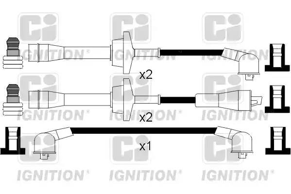 Ккомплект проводов зажигания XC1029 QUINTON HAZELL