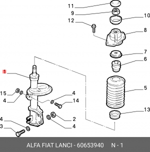Деталь 60653940 ALFA FIAT LANCIA