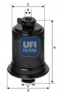 Топливный фильтр 31.523.00 UFI