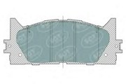 Комплект тормозных колодок, диско SP325 SCT