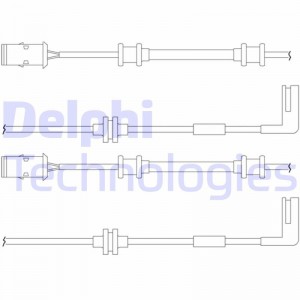 Сигнализатор, износ тормозных колодок LZ0148 DELPHI