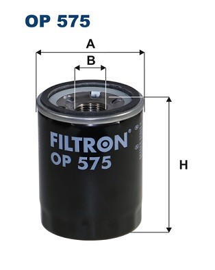 Фильтр масляный двигателя OP575 FILTRON