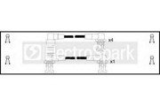 Ккомплект проводов зажигания OEK242 STANDARD