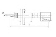 Амортизатор Z 3602 SCT