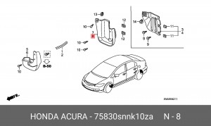 Деталь 75830SNNK10ZA HONDA