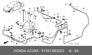 Деталь 91561SR3003 HONDA