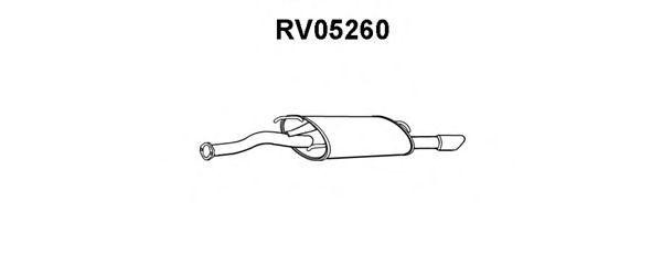 Глушитель выхлопных газов конечный RV05260 VENEPORTE