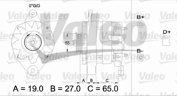 Генератор 436472 VALEO PHC