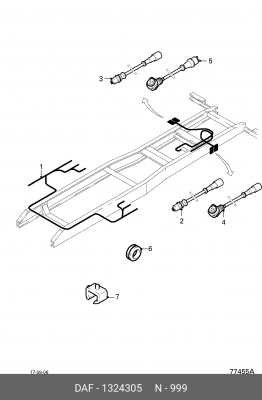 Соединительный провод ABS 1324305 DAF