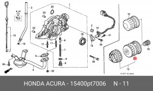 Воздушный фильтр 15400PT7006 HONDA