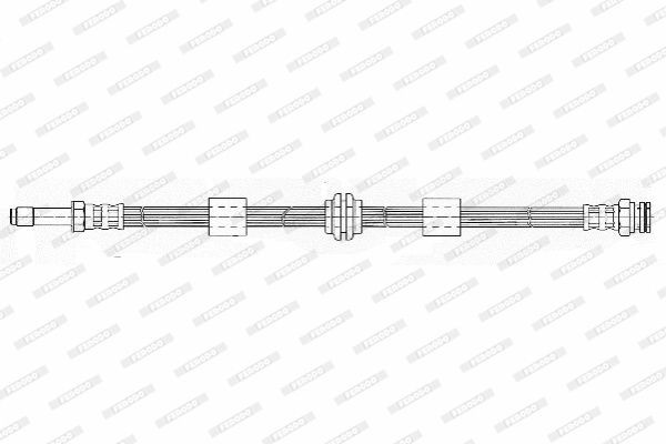 Тормозной шланг FHY2285 FERODO