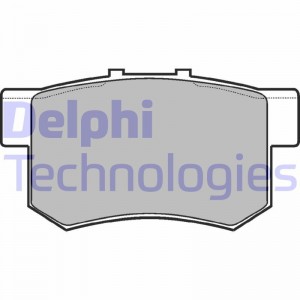 Комплект тормозных колодок, диско LP948 DELPHI