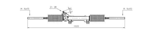 Рулевой механизм DSR014L DELCO REMY