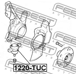 Опора шаровая подвески 1220TUC FEBEST