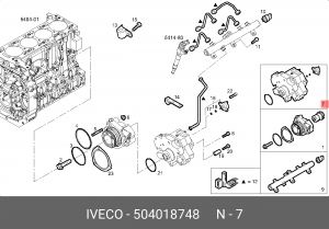 Насос высокого давления 504018748 IVECO