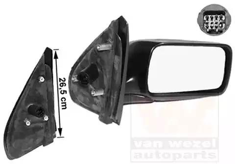 Наружное зеркало 0145808 VAN WEZEL