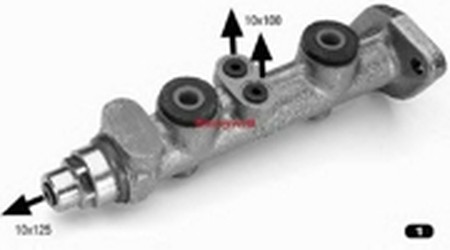 Главный тормозной цилиндр 132237B BENDIX JURID