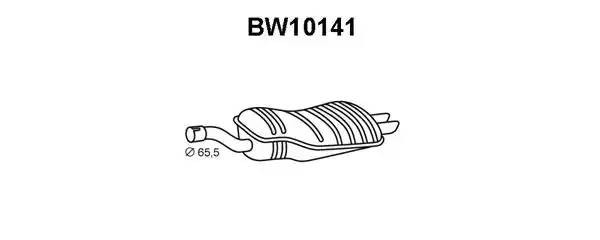 Глушитель выхлопных газов конечный BW10141 VENEPORTE