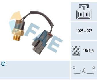 Термовыключатель, вентилятор радиатора 37520 FAE