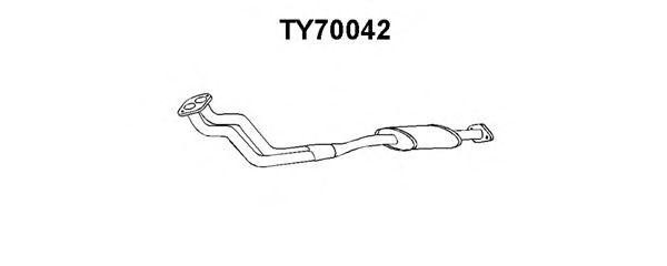 Предглушитель выхлопных газов TY70042 VENEPORTE