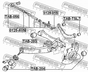Сайлентблок TAB-203 FEBEST