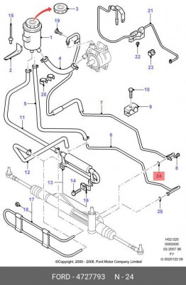 Кольцо уплотнительное 4 727 793 FORD