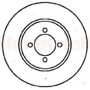 Тормозной диск 561374B BENDIX JURID