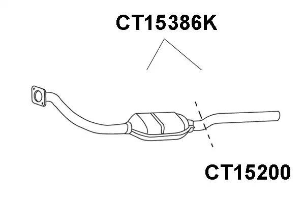 Катализатор CT15386K VENEPORTE