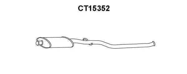 Предглушитель выхлопных газов CT15352 VENEPORTE