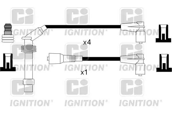 Ккомплект проводов зажигания XC942 QUINTON HAZELL