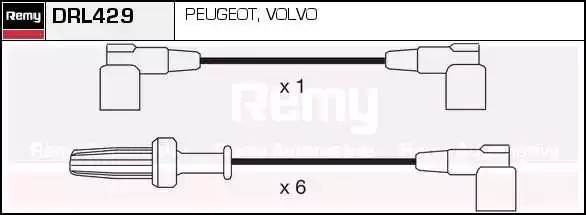 Ккомплект проводов зажигания DRL429 DELCO REMY