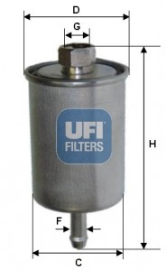 Топливный фильтр 31.587.00 UFI