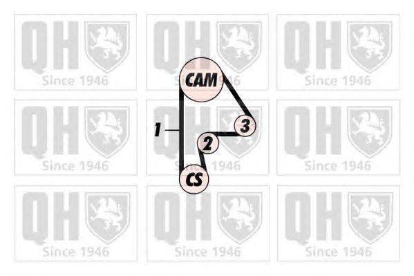 Ремень ГРМ QTB163 QUINTON HAZELL