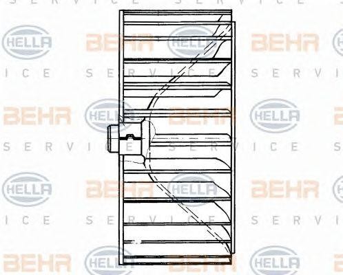 Вентилятор, внутренняя вентиляция 8EW009160121 HELLA