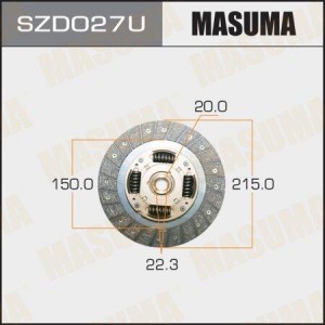 Диск сцепления SZD027U MASUMA