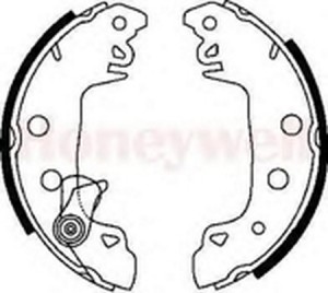Комплект тормозных колодок 361448B BENDIX JURID