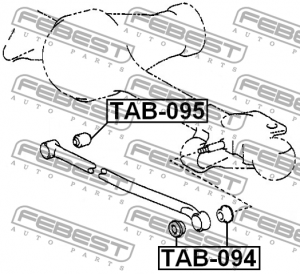 Сайлентблок TAB-095 FEBEST