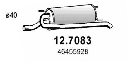 Глушитель выхлопных газов конечный 127083 ASSO