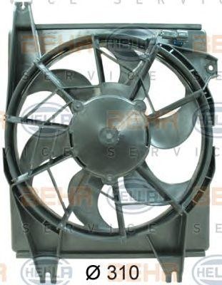 Вентилятор, конденсатор кондиционера 8EW 351 034-541 HELLA