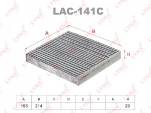 Фильтр салона LAC-141C LYNXAUTO