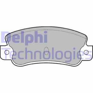 Комплект тормозных колодок, диско LP523 DELPHI