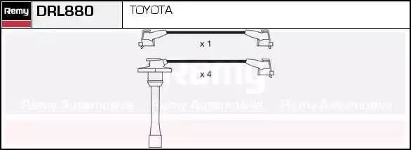 Ккомплект проводов зажигания DRL880 DELCO REMY