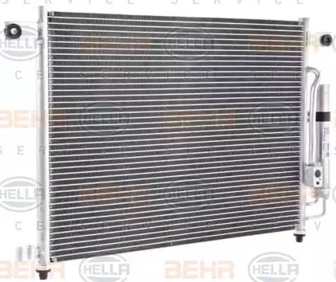 Конденсатор, кондиционер 8FC351302731 HELLA