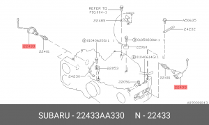 Катушка зажигания 22433AA330 SUBARU
