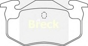 Комплект тормозных колодок, диско 2097400 BRECK